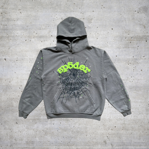 Slate Grey Spider Hoodie