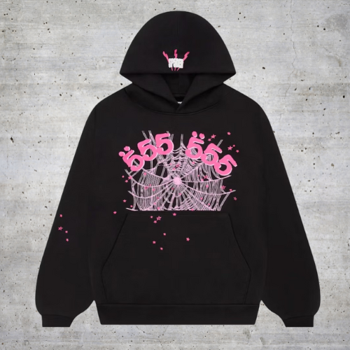 Angel Number Black Spider Hoodie