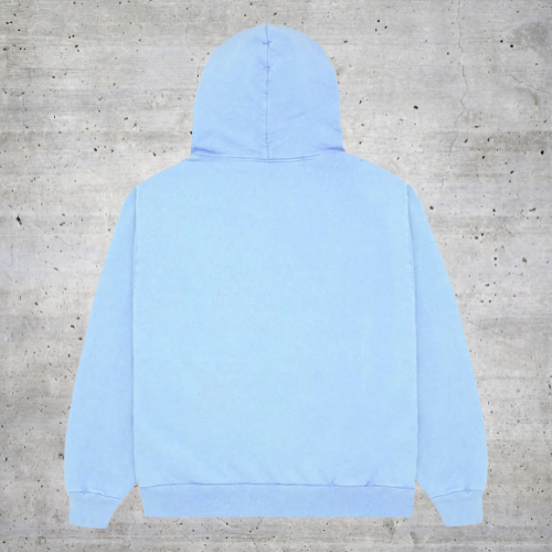 Sky Blue Web Spider Hoodie